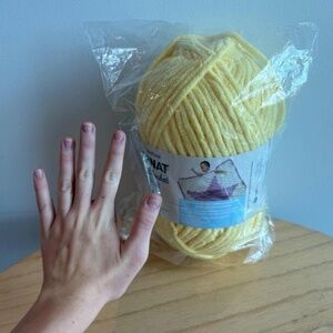 Bernat Blanket Sparkle Yarn Yellow